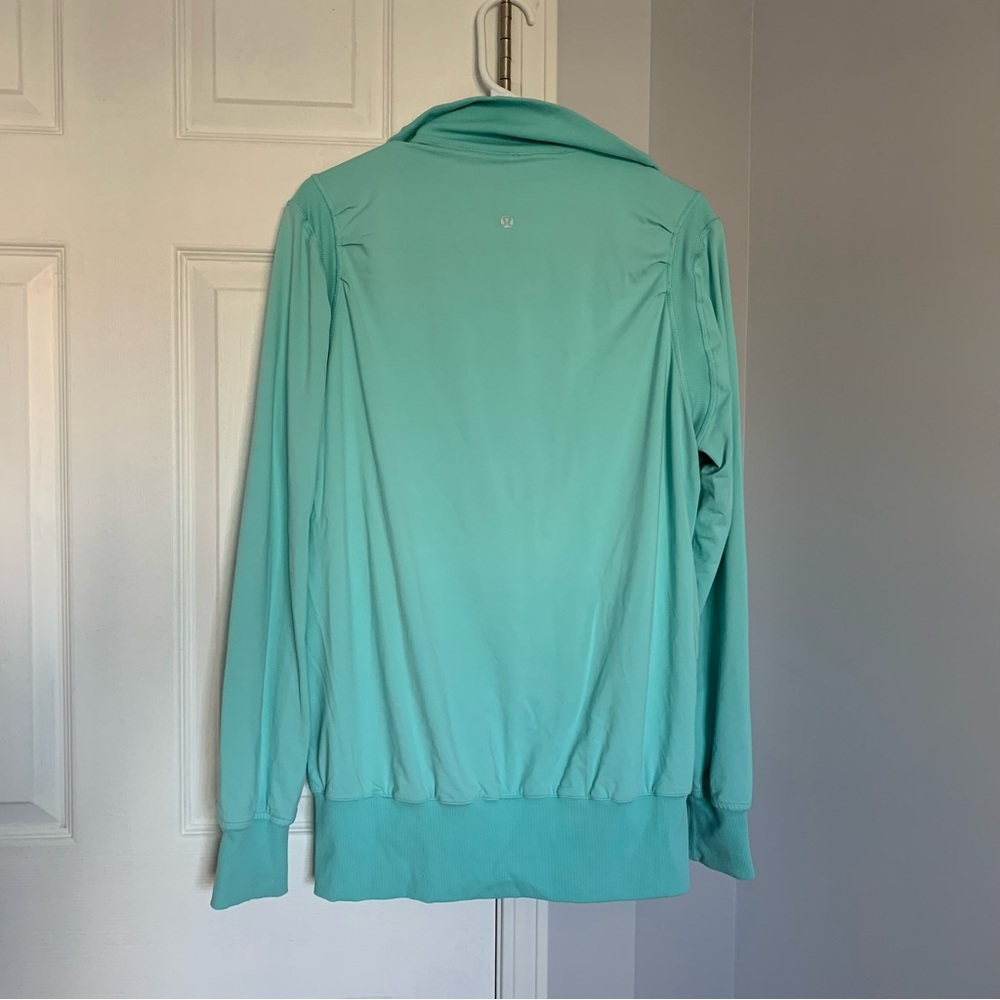 Lululemon Raja Reversible Jacket Teal Mesh Size 8 - Picture 6 of 8